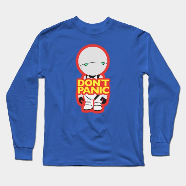 Don't panic. Long Sleeve T-Shirt by BeardDesign